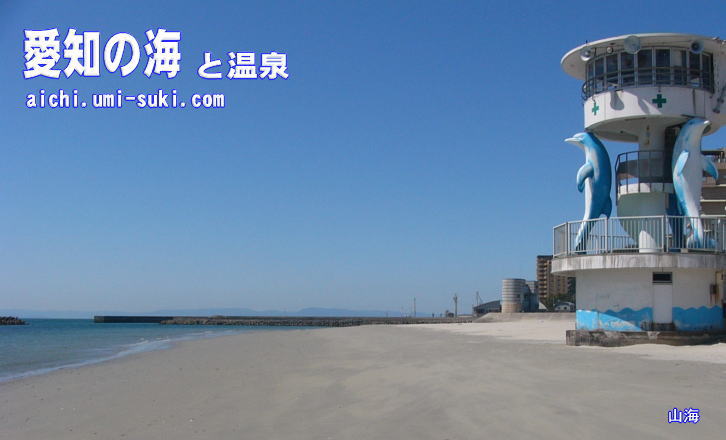 愛知の海　伊良湖海水浴場の写真